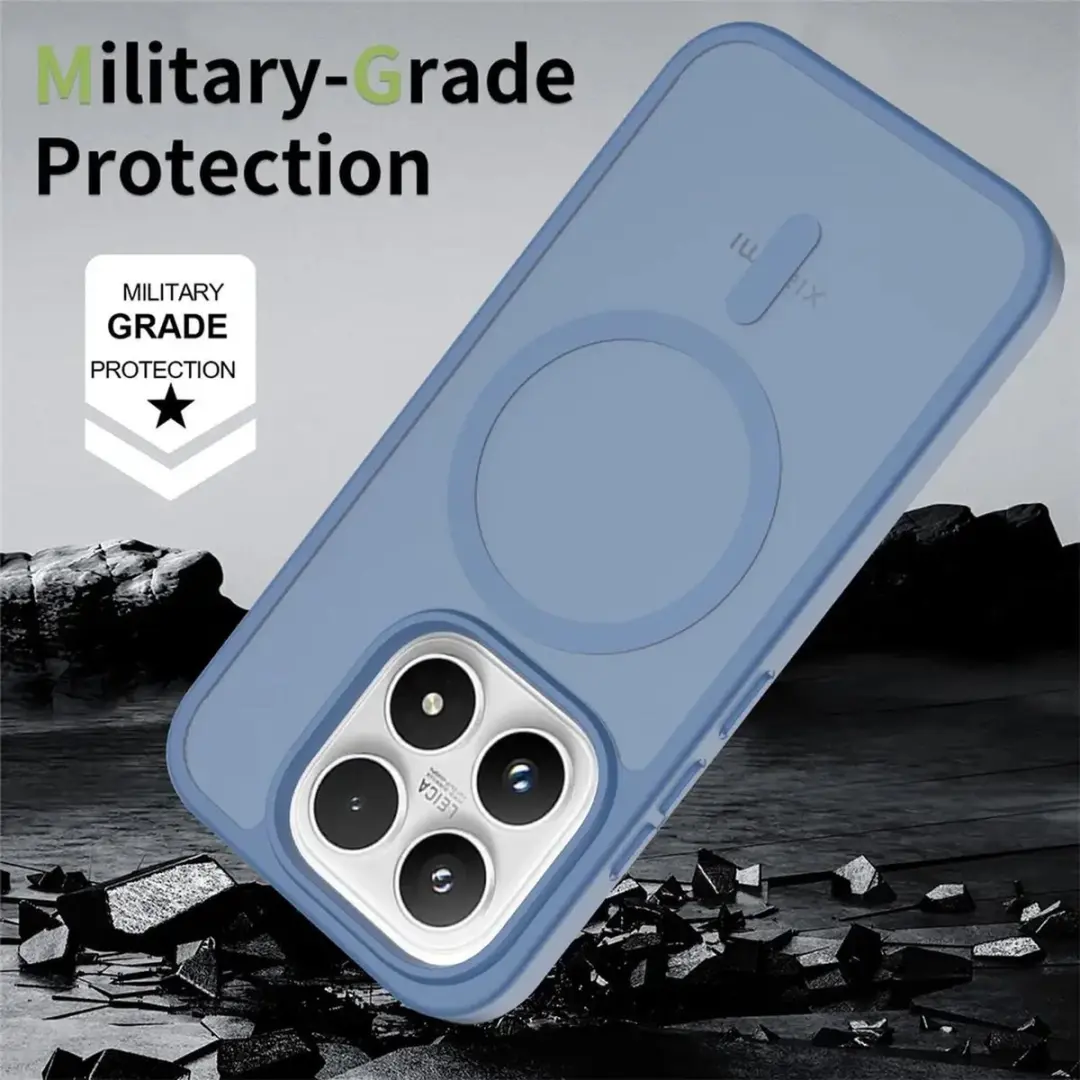 Selected Xiaomi 17 Hybrid Back Cover Hoesje - Blauw