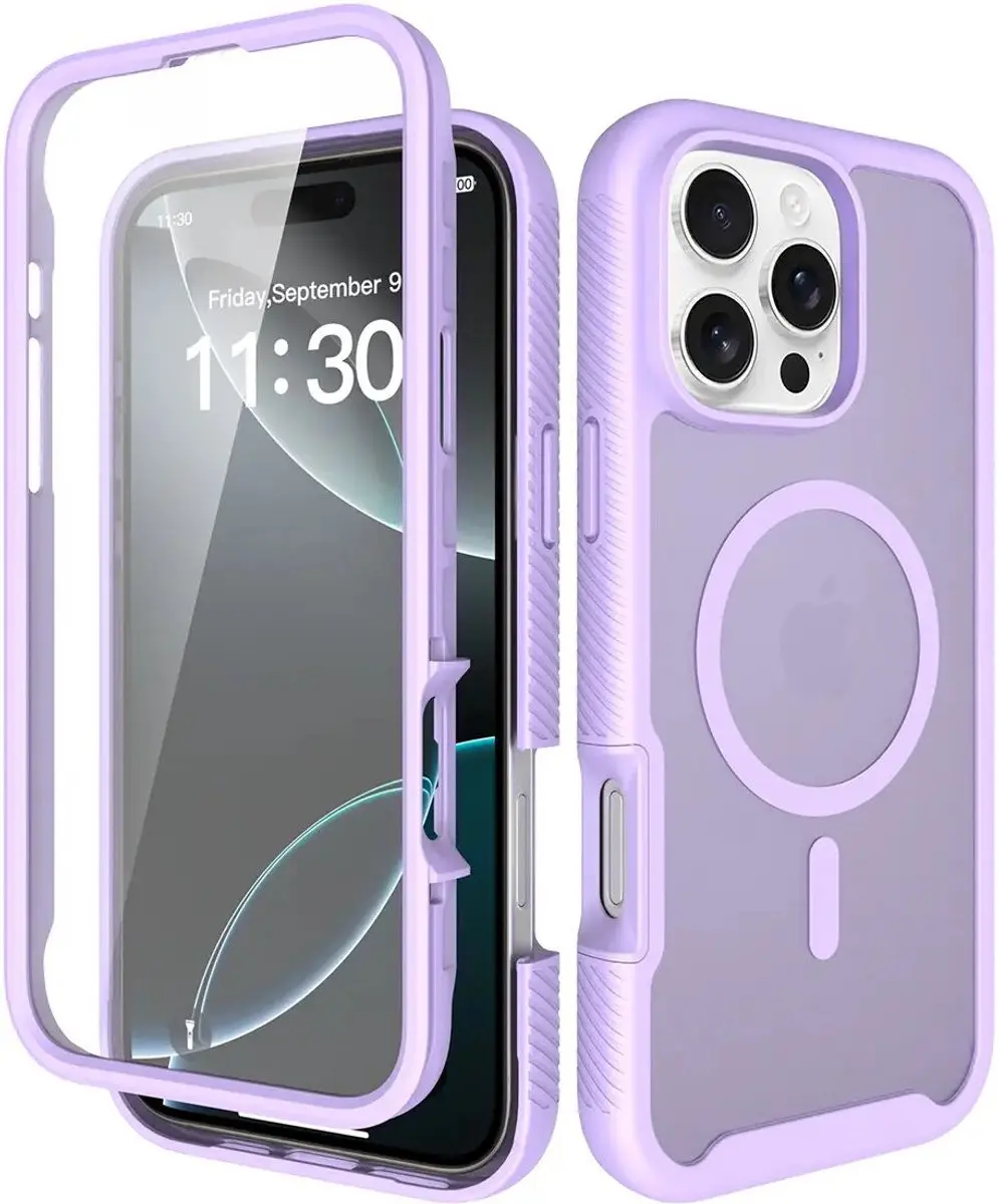 Selected Hoesje iPhone 16 Pro Max Matte Paars