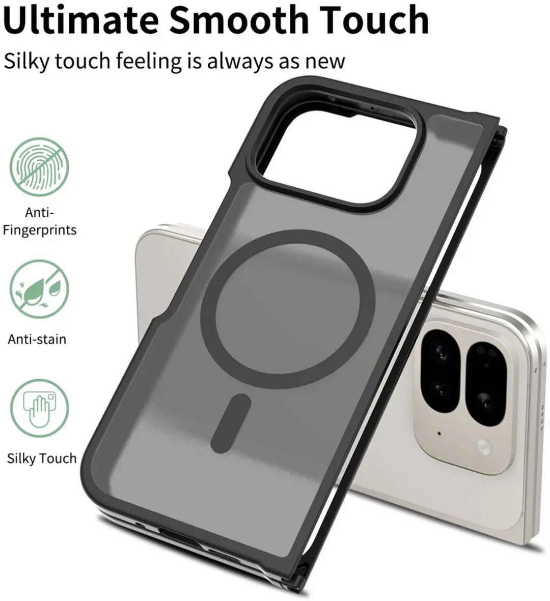 Selected Google Pixel 10 Pro Fold Hoesje - Matte Zwart - MagSafe - afbeelding 6 van 6