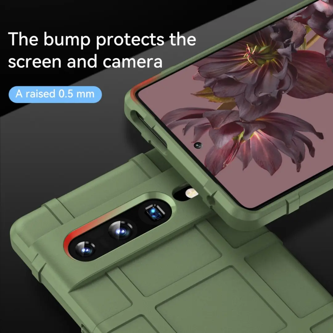 Selected Rugged Shield Hoesje Google Pixel 7 Pro - Groen