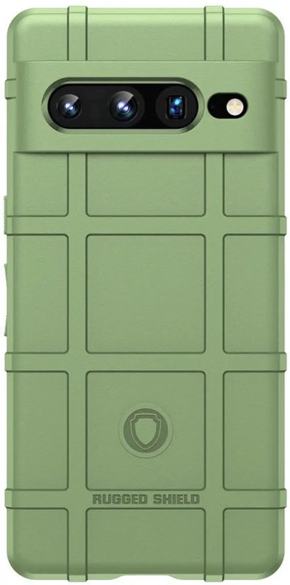 Selected Rugged Shield Hoesje Google Pixel 7 Pro - Groen