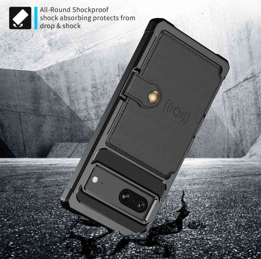 Selected Portemonnee Hoesje Google Pixel 7 - 3-in-1 Zwart
