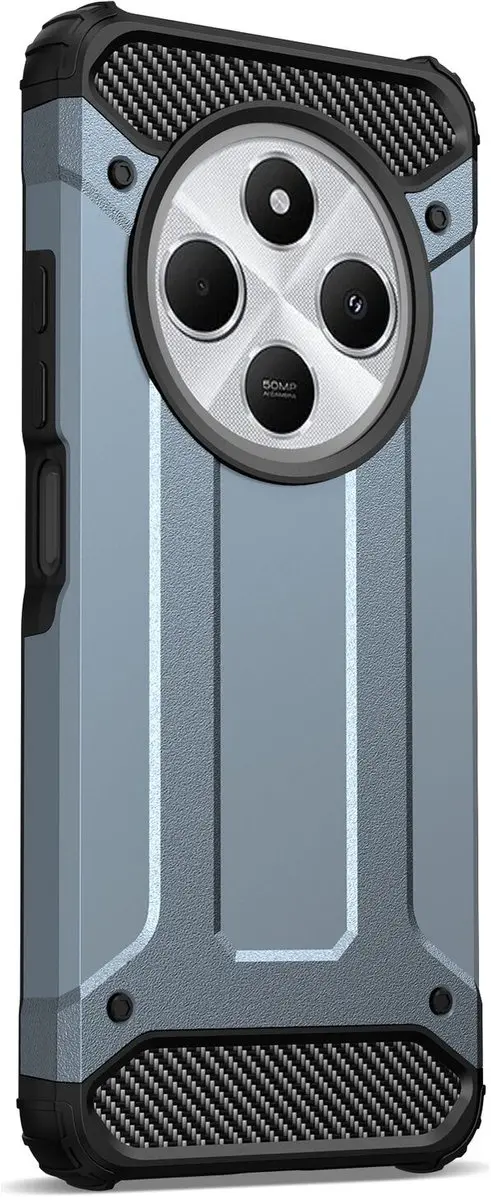 Selected Hoesje Xiaomi Redmi 14C Hybride Blauw
