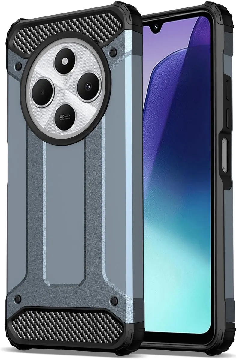 Selected Hoesje Xiaomi Redmi 14C Hybride Blauw