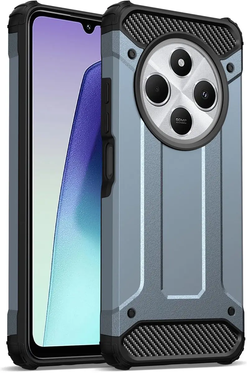 Selected Hoesje Xiaomi Redmi 14C Hybride Blauw - afbeelding 6 van 6
