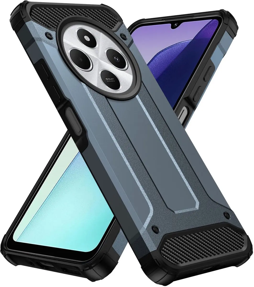 Selected Hoesje Xiaomi Redmi 14C Hybride Blauw