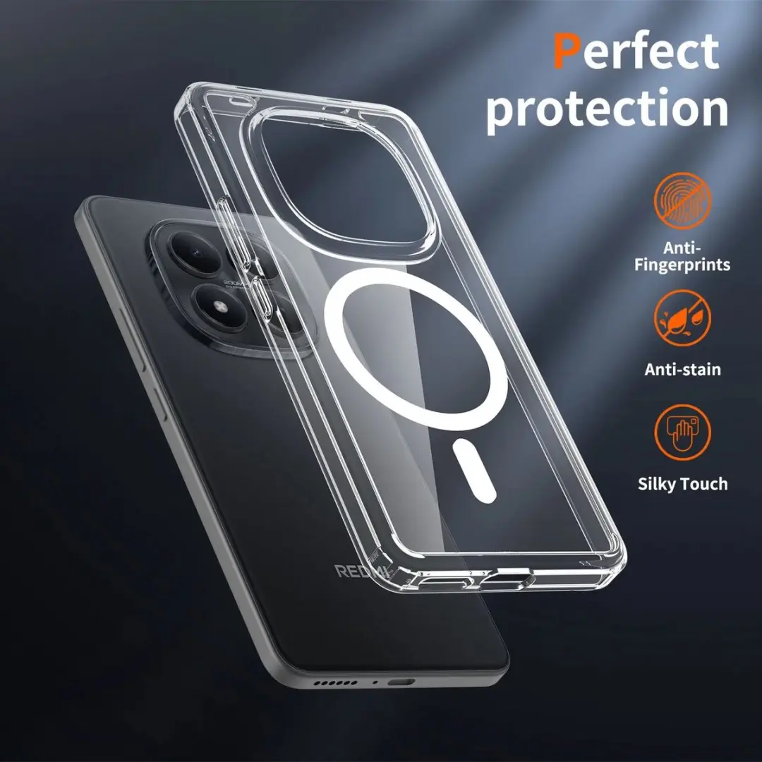 Selected Hoesje Xiaomi Redmi Note 15 Pro 4G MagSafe - Transparant - afbeelding 6 van 6