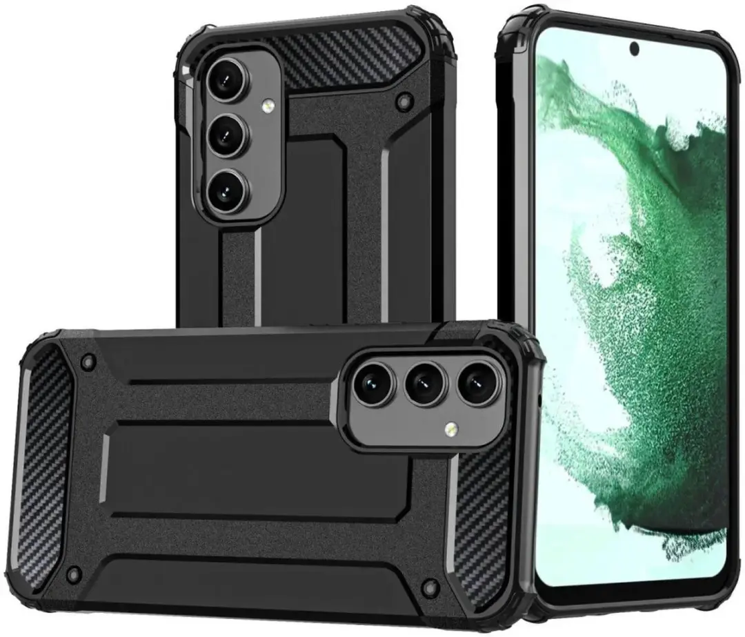 Selected Hoesje Samsung Galaxy A35 Hybride Zwart