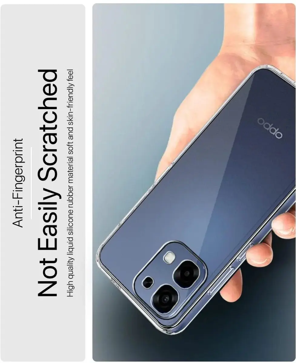 Selected Transparant TPU Hoesje Oppo A6 Pro 5G - afbeelding 6 van 6
