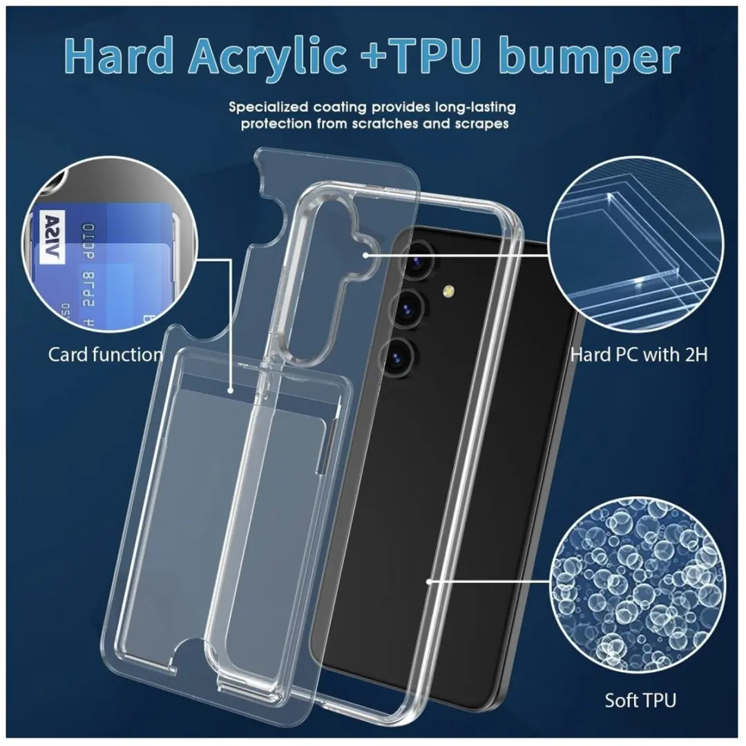 Selected Transparant Hoesje Samsung Galaxy S26 Plus - Pasjeshouder