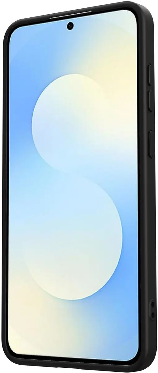 Selected Hoesje Samsung Galaxy S25 FE - Matte Back Cover Zwart