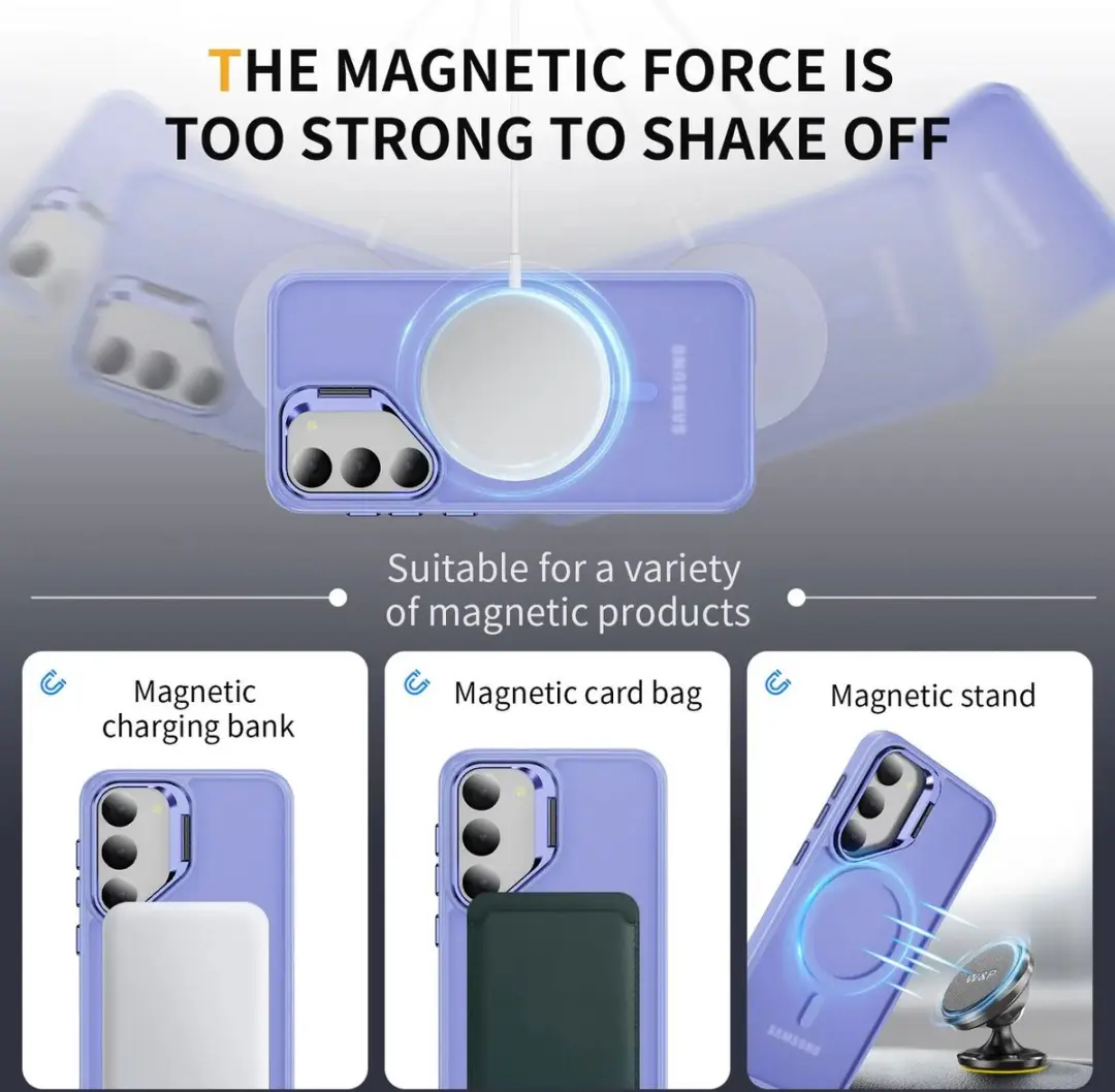 Selected Hoesje Samsung Galaxy S23 MagSafe - Licht Paars