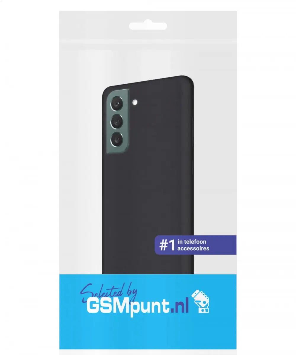 Selected Siliconen Hoesje Samsung Galaxy S22 Plus - Zwart