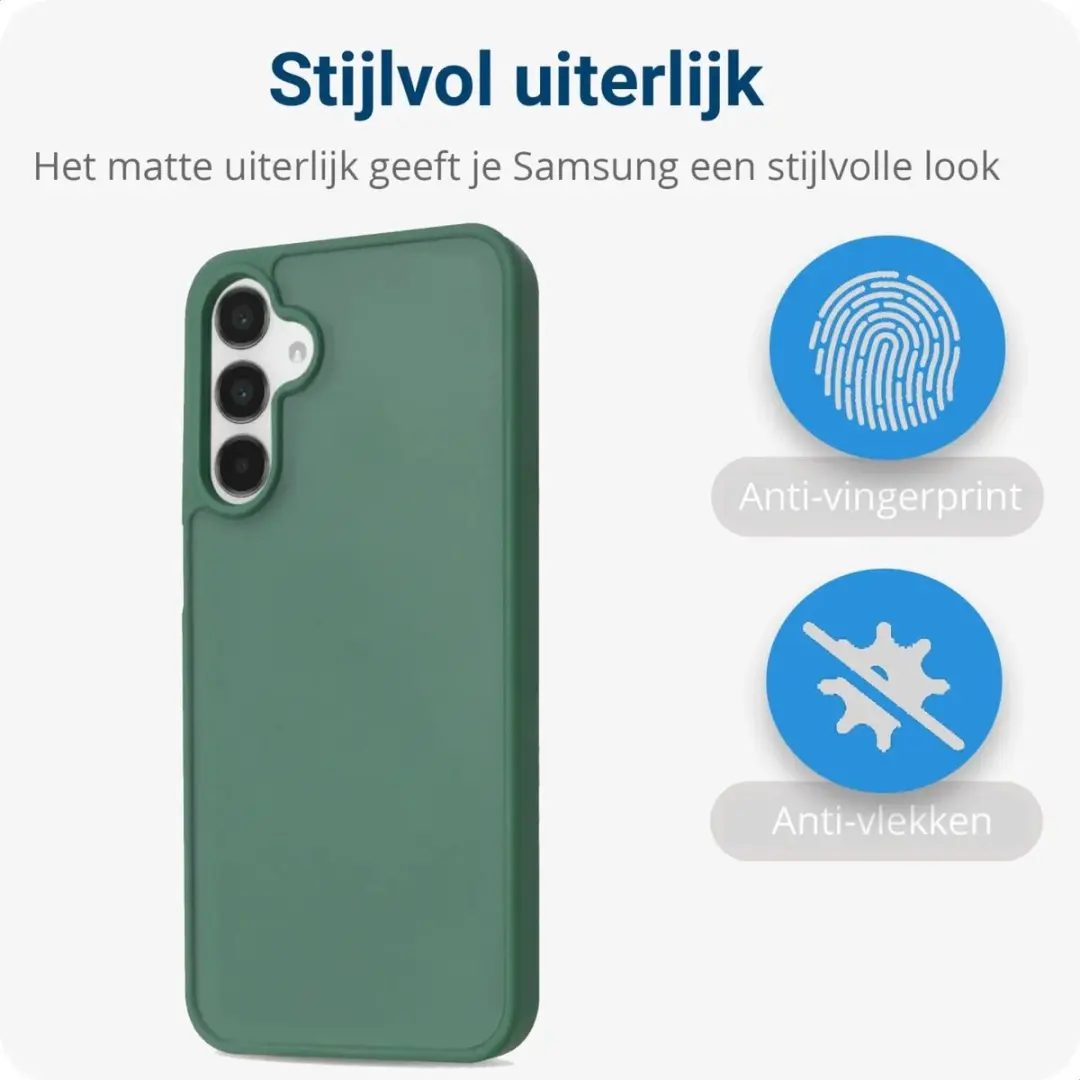 Selected Hoesje Samsung Galaxy A15 Groen - Matte Back Cover - afbeelding 6 van 6