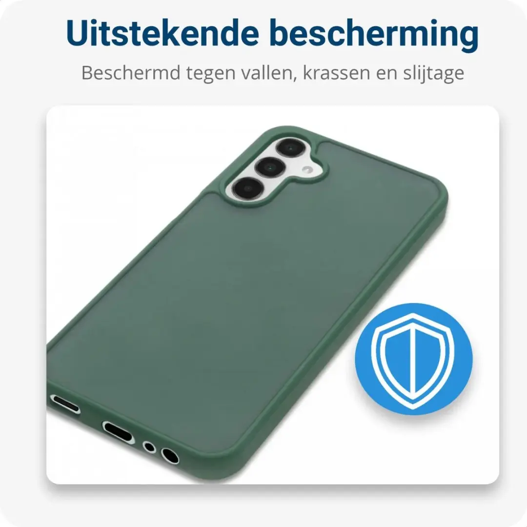 Selected Hoesje Samsung Galaxy A15 Groen - Matte Back Cover