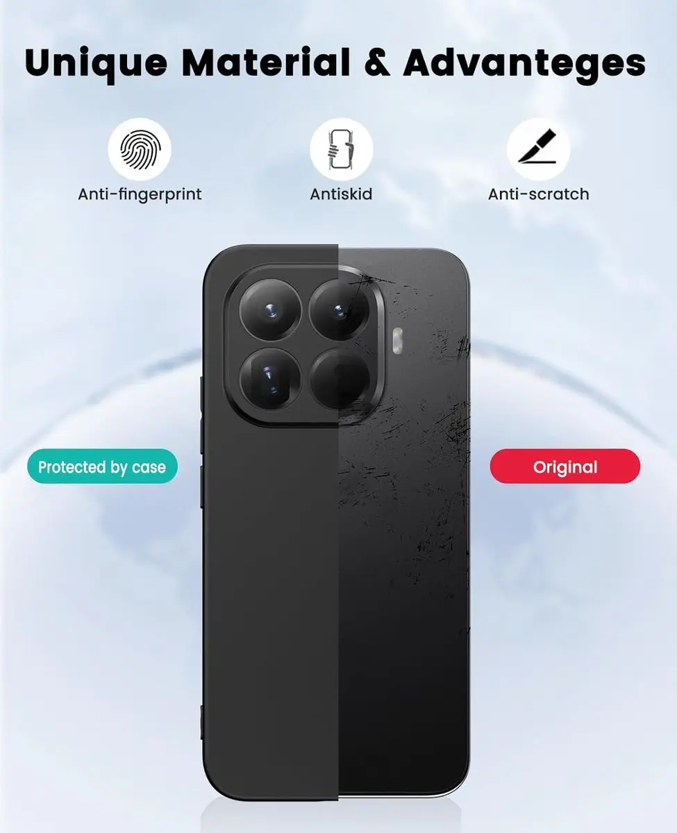 Selected TPU Hoesje Xiaomi 15T - Zwart - afbeelding 6 van 6