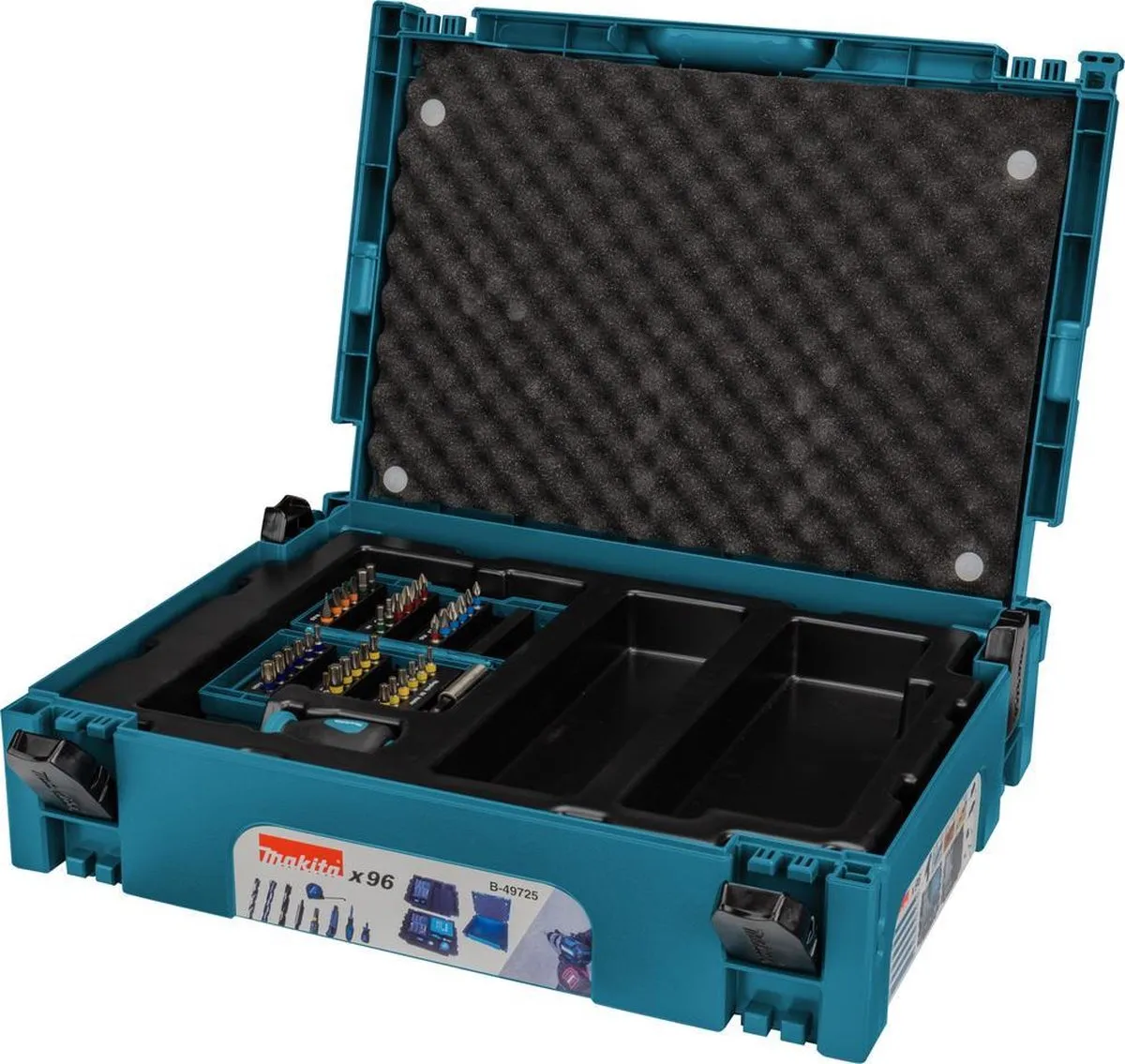 Makita B-49725 Boor-/schroefbitset - 96-delig