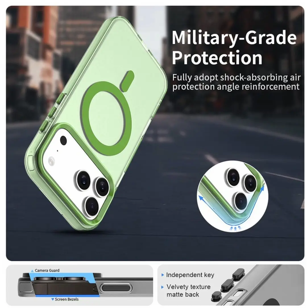 Selected MagSafe Backcover iPhone 17 Pro Max - Groen