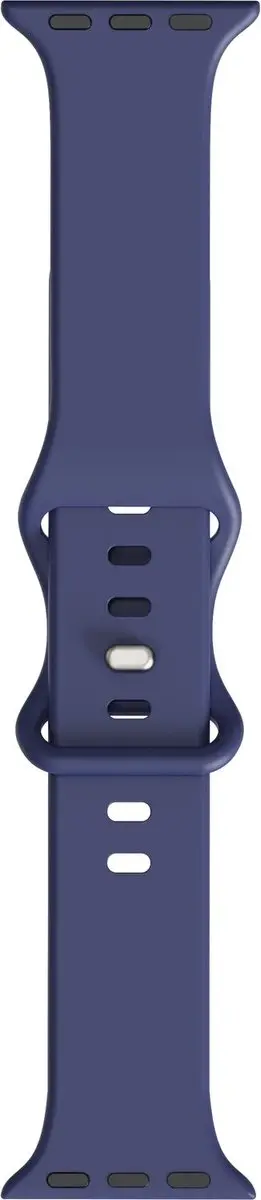 Selected SBG Siliconen Bandje Apple Watch - 3 Stuks - 42/44/45/46/49mm - Zwart/Blauw/ Groen
