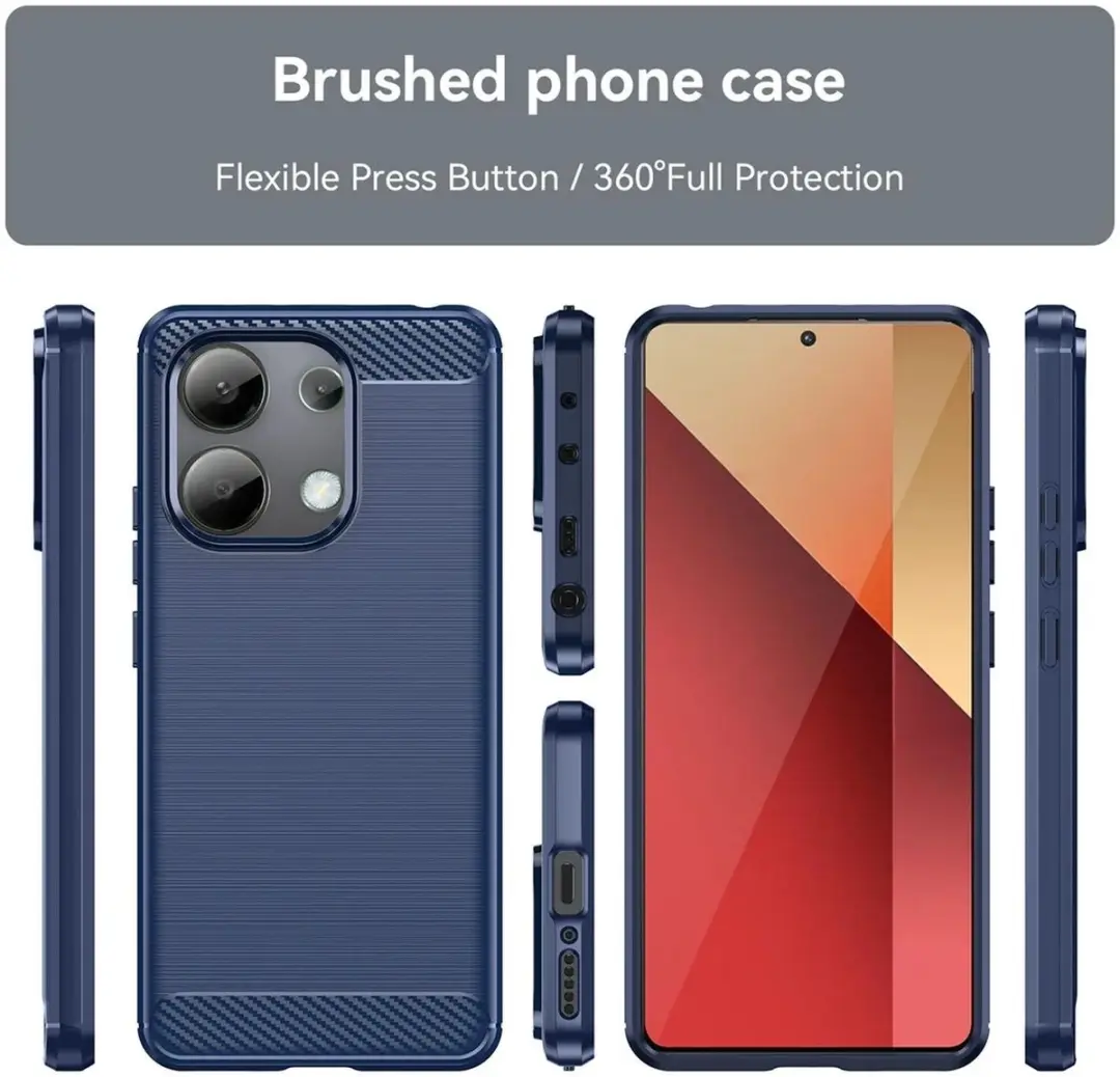 Selected TPU Hoesje Xiaomi Redmi Note 13 4G - Blauw