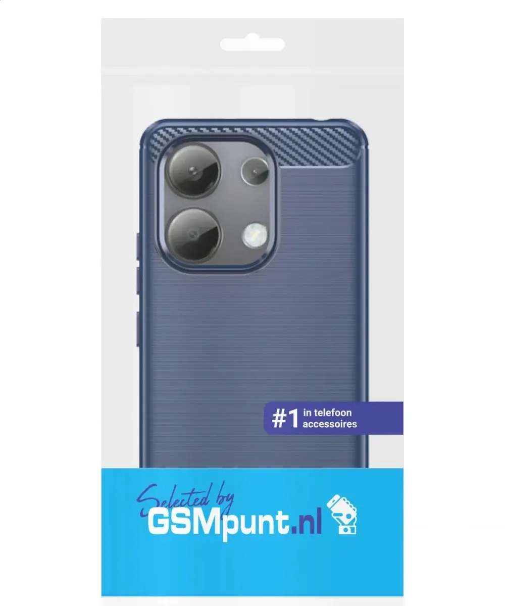 Selected TPU Hoesje Xiaomi Redmi Note 13 4G - Blauw - afbeelding 6 van 6