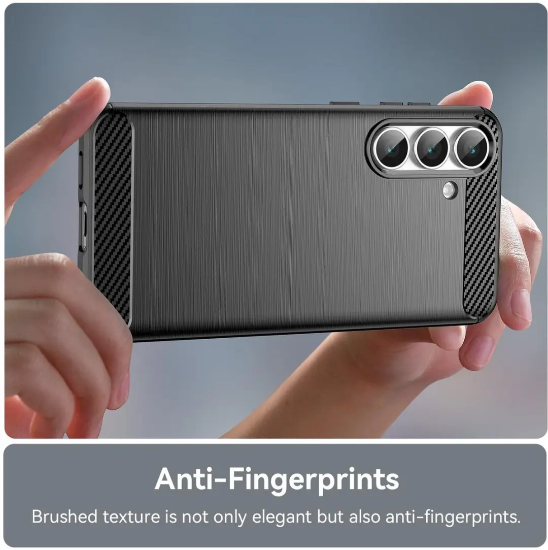 Selected TPU Hoesje Samsung Galaxy S25 FE - Zwart