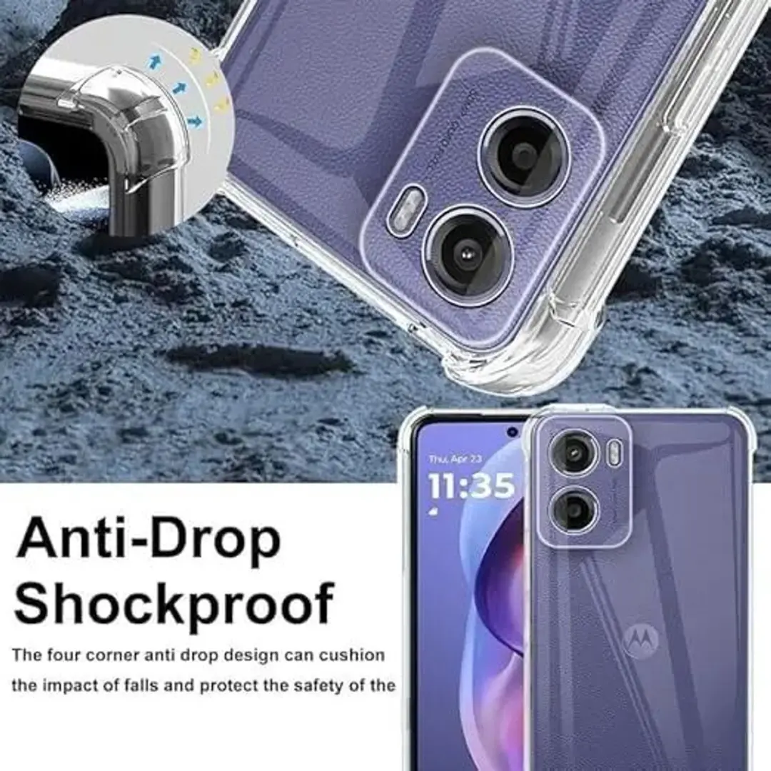 Selected Transparant Hoesje Motorola Moto G06 Power - Schokbestendig - afbeelding 6 van 6