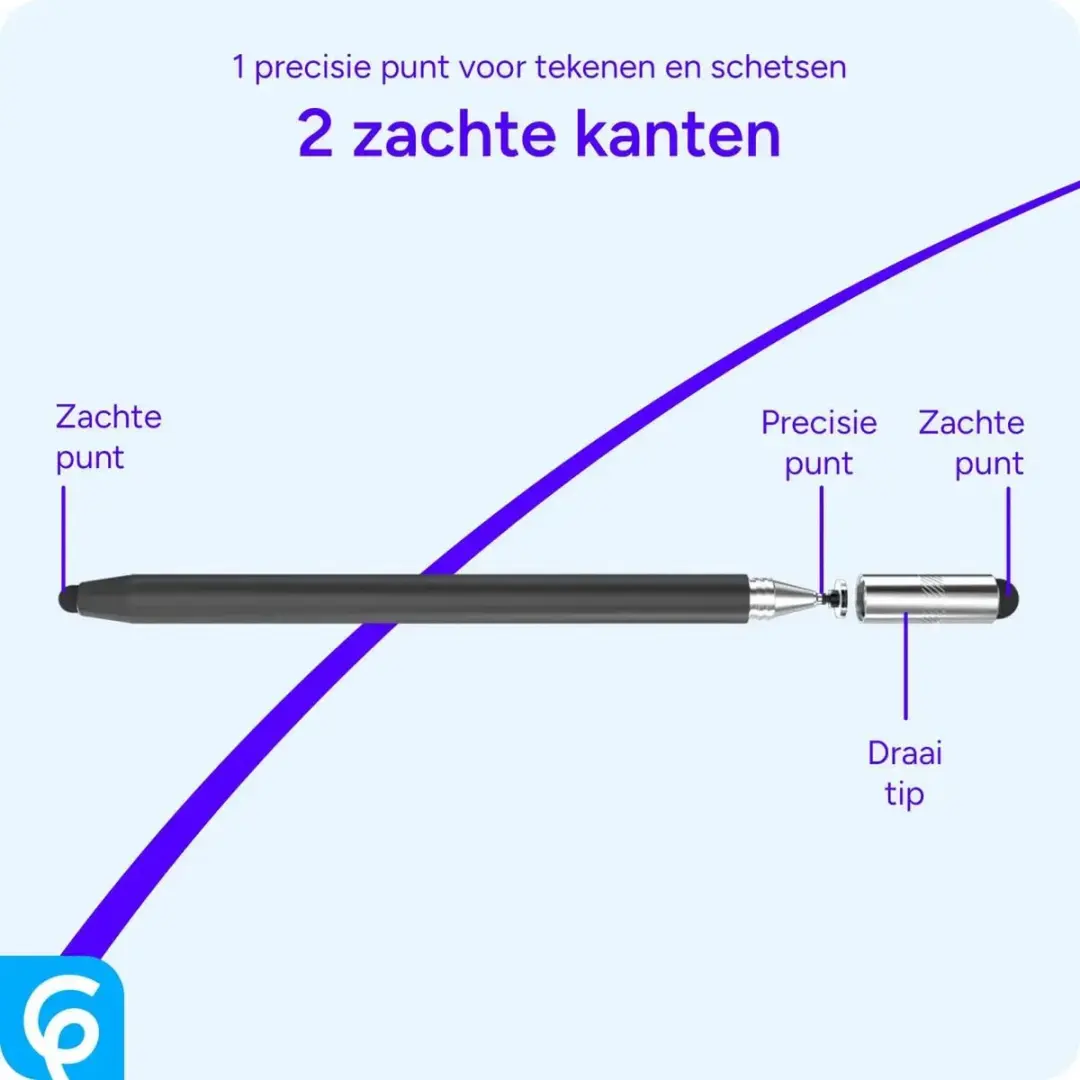 Selected SBG Universele Stylus Pen - Zwart - afbeelding 6 van 6