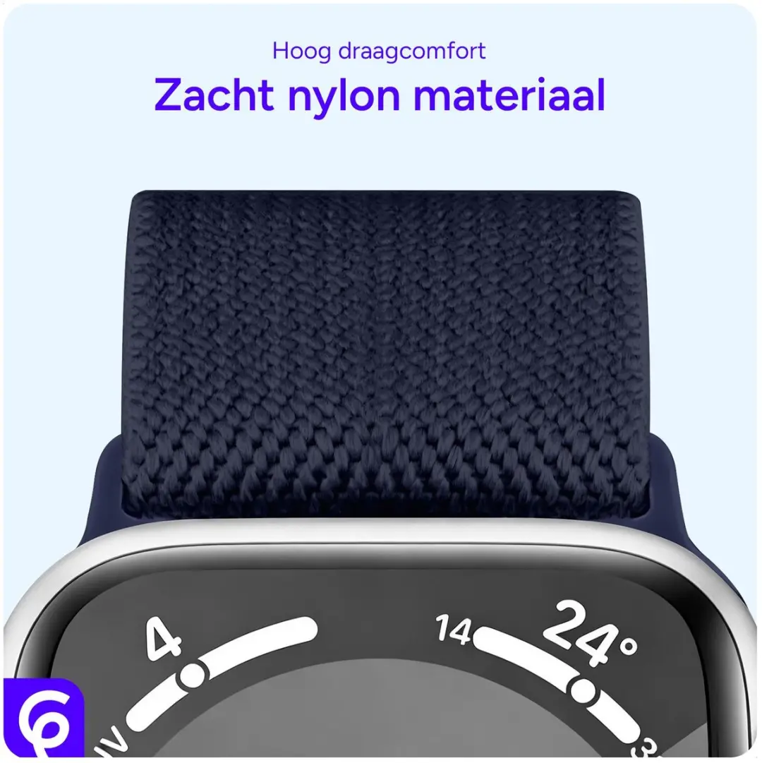 Selected SBG Nylon Sportband Apple Watch - 38-42mm - Donkerblauw - afbeelding 6 van 6