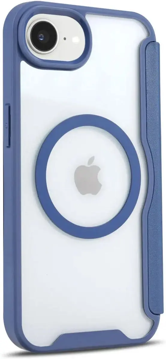 Selected Portemonnee Hoesje iPhone 16/17 MagSafe - Blauw