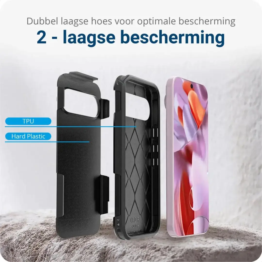 Selected by GSMpunt.nl Hoesje Google Pixel 9/9 Pro - MagSafe Zwart