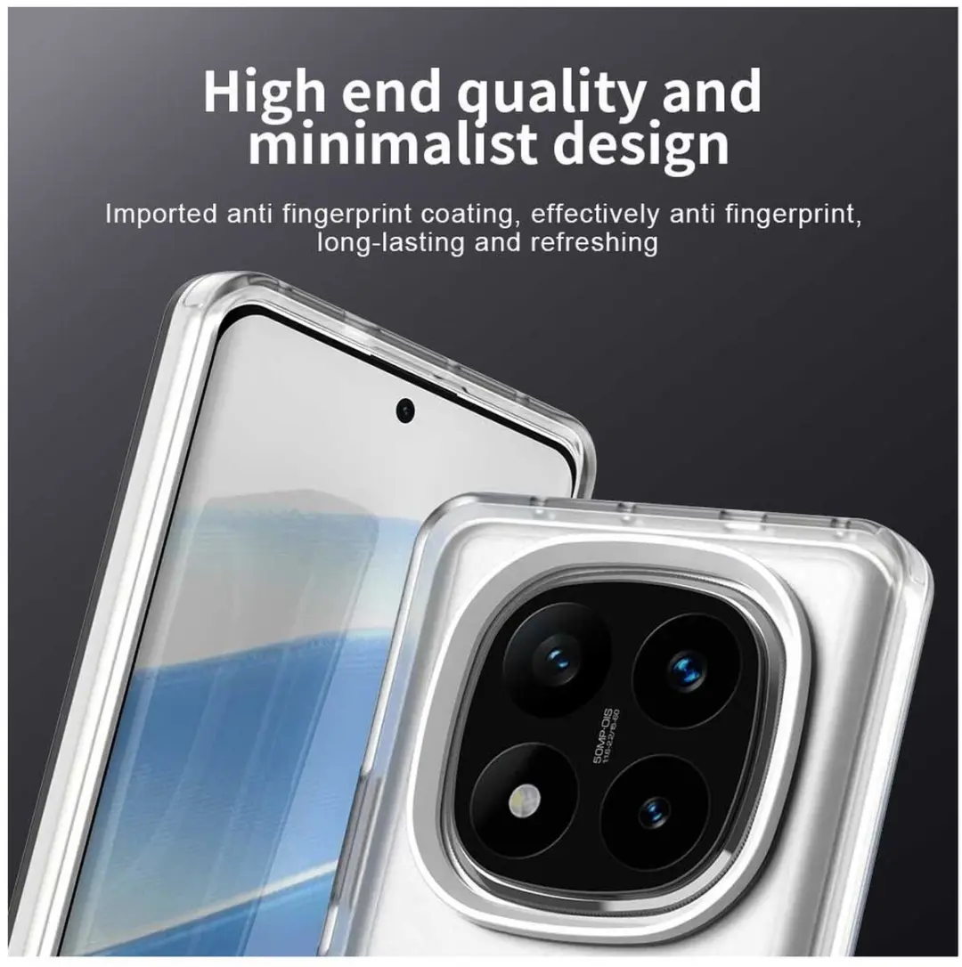 Selected MagSafe Backcover Xiaomi Poco X7 / Redmi Note 14 Pro 5G - Transparant