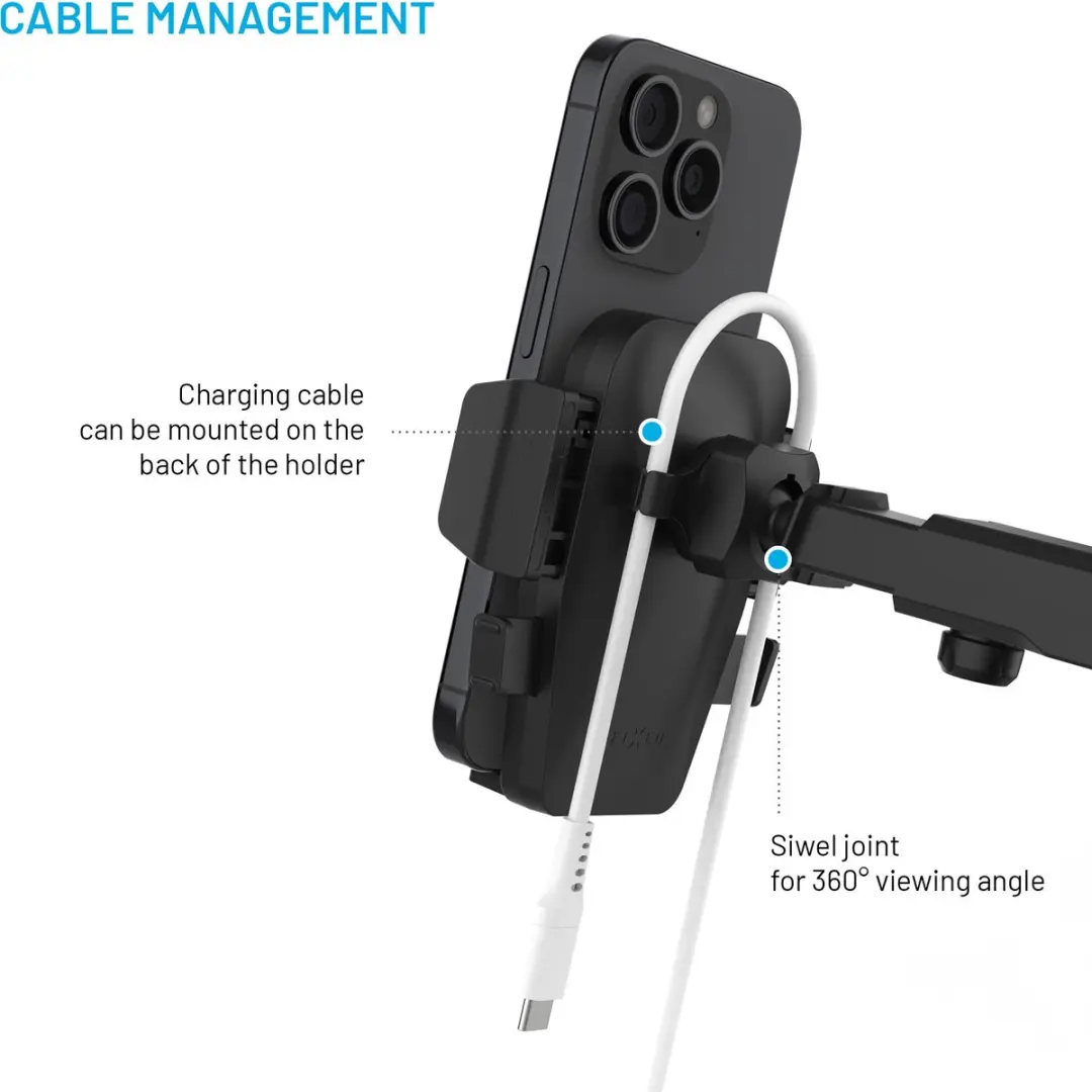 Fixed Iconiq XXL Autotelefoonhouder - Zwart