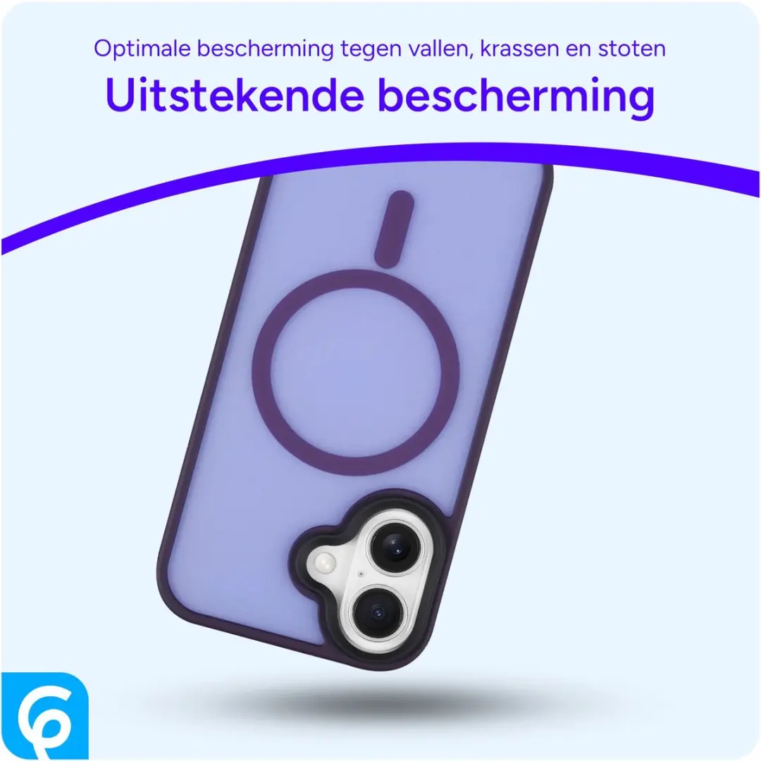 Selected Hoesje iPhone 16 MagSafe Mat Paars