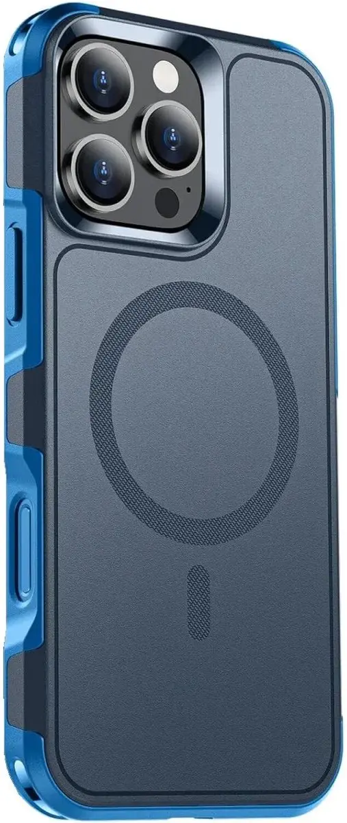 Selected by GSMpunt.nl iPhone 16 Pro Hoesje Blauw - MagSafe