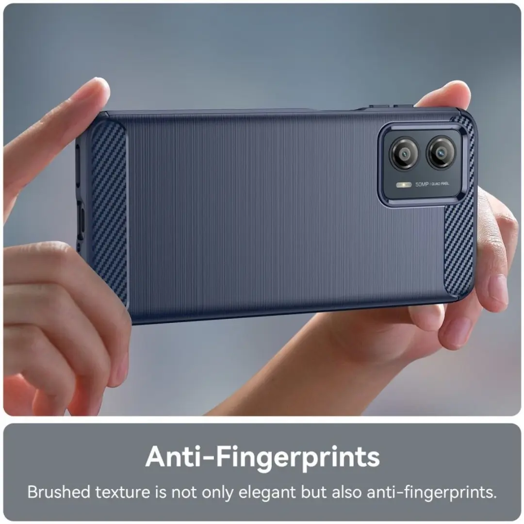 Selected TPU Hoesje Motorola Moto G53 - Blauw