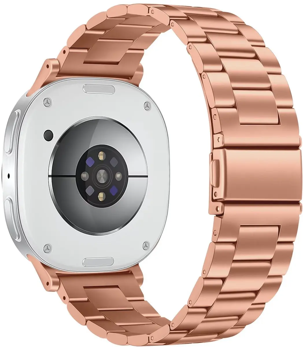 Selected SBG RVS Schakelbandje Samsung Galaxy Watch 9/8 - Roze Goud