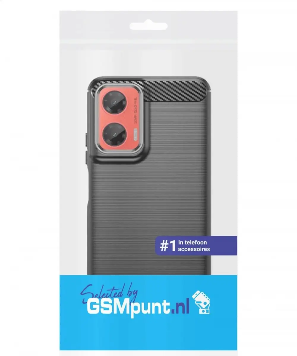 Selected TPU Hoesje Motorola Moto G35 - Zwart