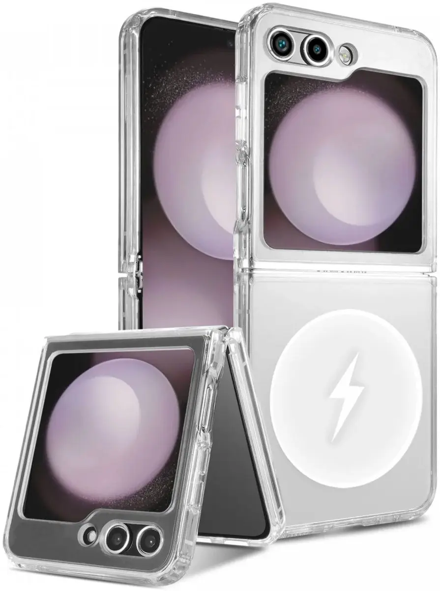 Selected Hoesje Samsung Galaxy Z Flip 5 MagSafe Transparant