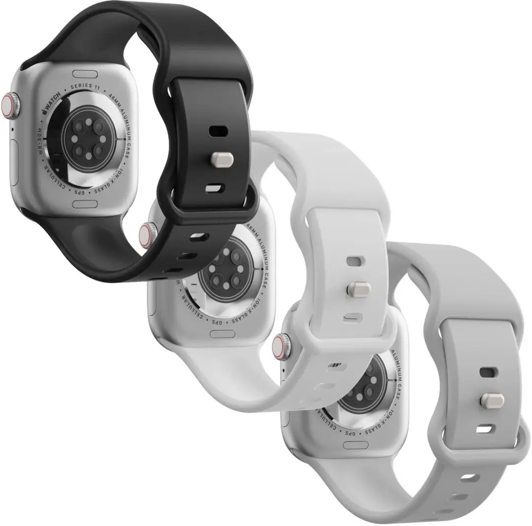 Selected SBG Siliconen Bandje Apple Watch 3 Stuks