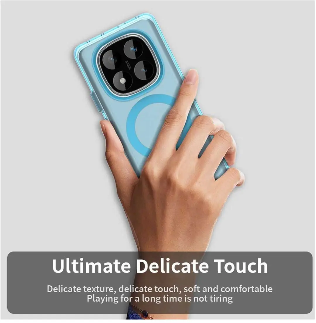 Selected MagSafe Backcover Xiaomi Poco X7/Redmi Note 14 Pro 5G - Blauw