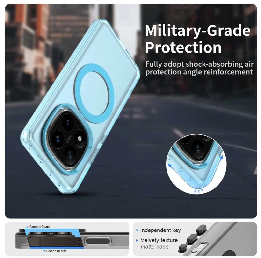 Selected MagSafe Backcover Xiaomi Poco X7/Redmi Note 14 Pro 5G - Blauw