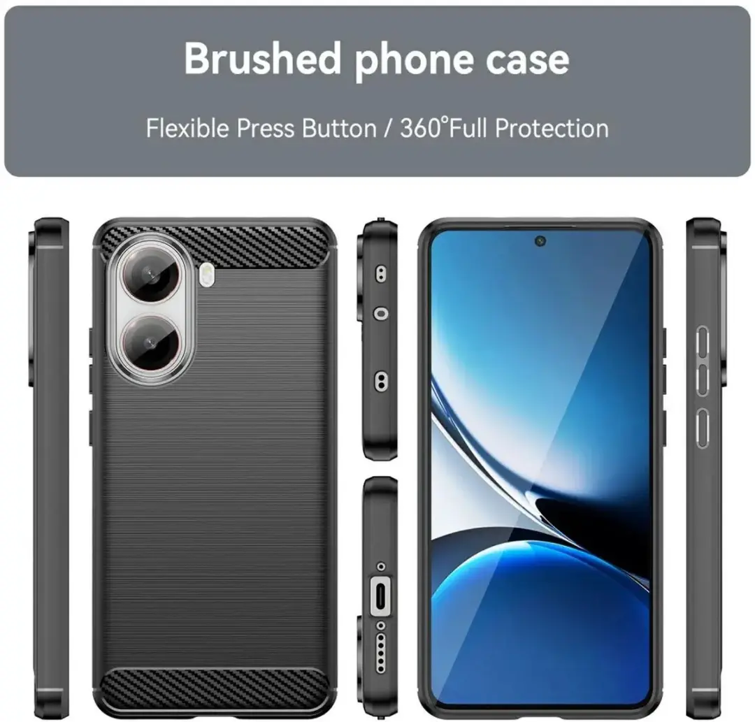 Selected TPU Hoesje Xiaomi Poco X7 Pro - Zwart
