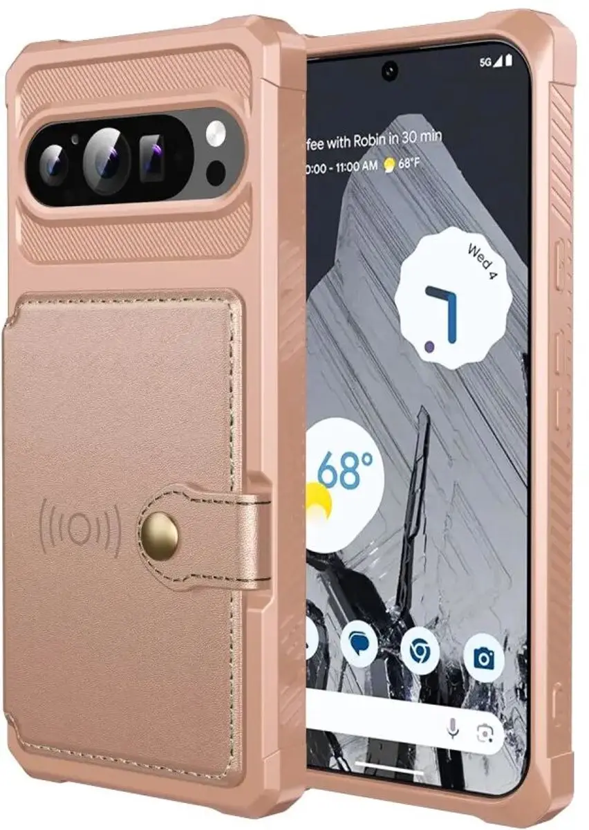 Selected Portemonnee Hoesje Google Pixel 10 Pro XL - Roze
