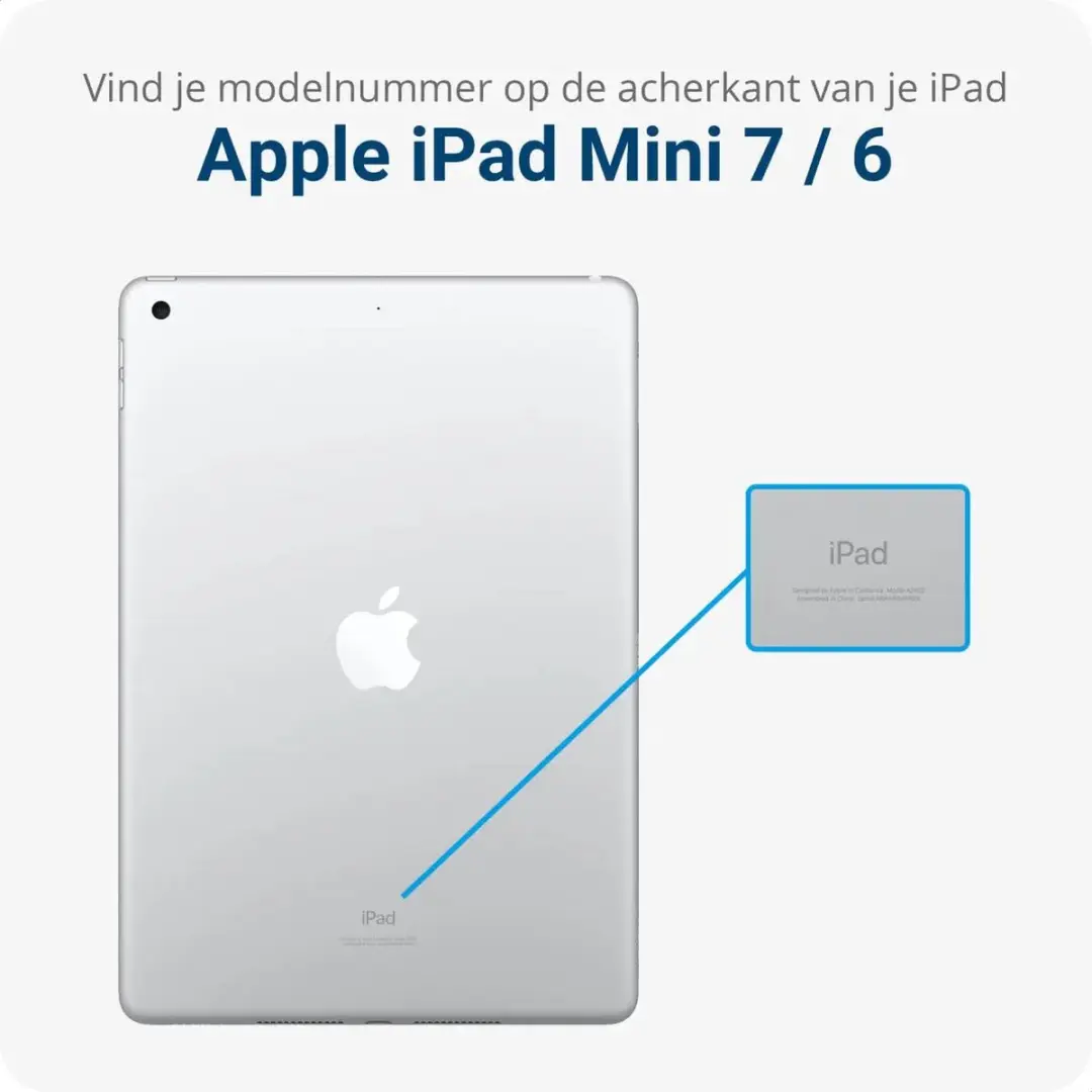 Selected Full Protect Cover IP68 Hoes iPad Mini 7/6 - Zwart