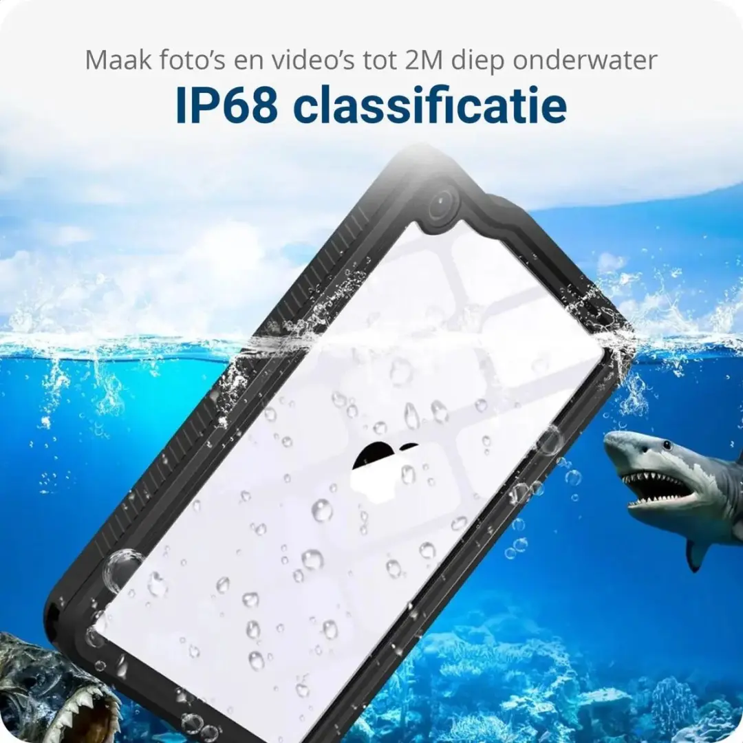 Selected Full Protect Cover IP68 Hoes iPad Mini 7/6 - Zwart