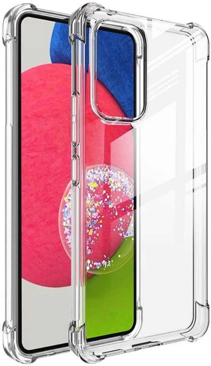 Selected Schokbestendig Hoesje Samsung Galaxy A53 - Transparant/Red - afbeelding 6 van 6