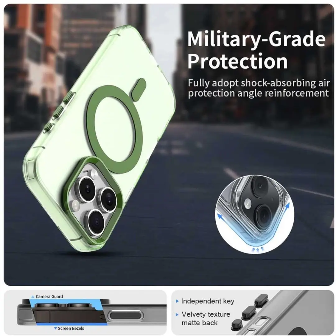 Selected MagSafe Backcover iPhone 16 Pro - Groen - afbeelding 6 van 6