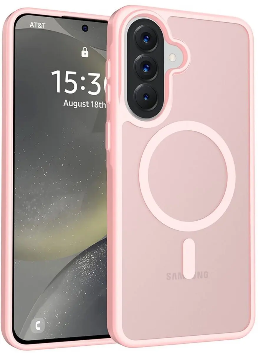 Selected Hoesje Samsung Galaxy A57 MagSafe Roze