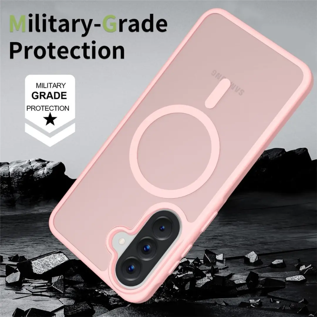 Selected Hoesje Samsung Galaxy A57 MagSafe Roze - Matte